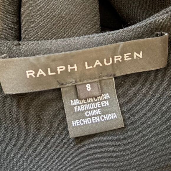 Ralph Lauren Black Label Black Peplum Top 8 - Picture 3 of 6